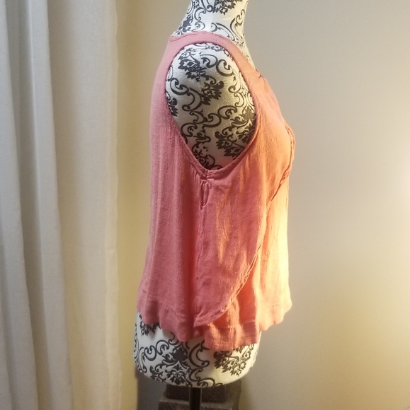 Free People coral tank top - Picture 3 of 4